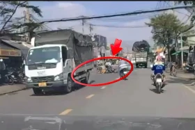 Camera hành trình 'soi' thời khắc xe quá tải gây tai nạn