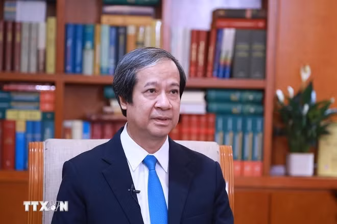 Bộ trưởng Giáo dục và Đào tạo Nguyễn Kim Sơn. (Ảnh: TTXVN)
