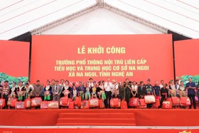 Khởi công đồng loạt 72 trường nội trú vùng biên ngày 11/9