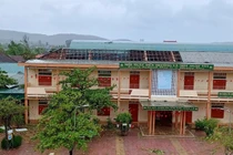 Nhiều trường học, cơ sở y tế ở Nghệ An bị thiệt hại nặng nề do bão số 10