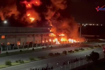 Cháy lớn tại kho thành phẩm Công ty TNHH Cheng - V