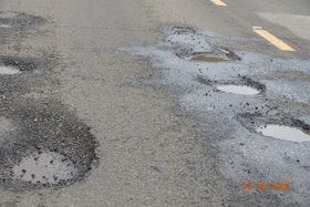 Tình trạng hư hỏng trên Quốc lộ 19 Gia Lai gây lo ngại