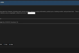 GHN và Sapo làm lộ thông tin khách hàng, tin tặc rao bán tràn lan