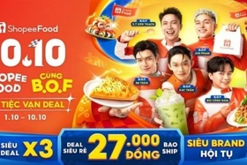 Khuấy động tháng 10 rực rỡ, ShopeeFood mời bạn nhập hội 'Siêu Tiệc Vạn Deal'