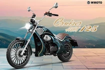 Xe môtô chopper WMoto Cruiser AMT đẹp long lanh, rẻ ngang Honda Vision