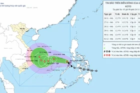 Thời tiết ngày 26/11: Nhiệt độ thấp, ít mây, ảnh hưởng của bão số 15 đến miền Trung và Nam Bộ