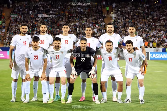 Tuyển Iran nhiều khả năng vẫn thi đấu tại World Cup 2026 vào mùa hè này. ẢNH: EPA