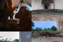 Điều gì đang diễn ra dưới gầm cầu Thanh Trì suốt nhiều đêm liên tiếp?