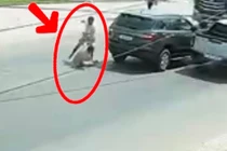 Phẫn nộ xem clip lái xe bán tải đánh dã man tài xế ở Tây Ninh