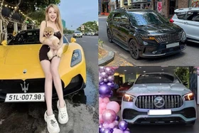 Điểm mặt siêu xe, xe sang trị giá hàng chục tỷ đồng của Ngân 98