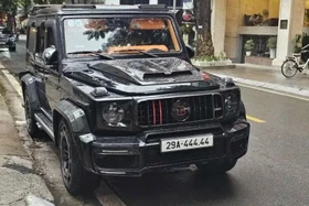 Tận mục Mercedes-AMG G63 Brabus hơn 12 tỷ biển 29A-444.44 ở Hà Nội