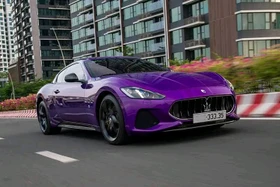 "Tóm gọn" Maserati GranTurismo Sport hàng hiếm trên đường phố Tp.HCM
