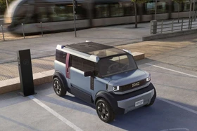 Dacia Hipster - ôtô điện giá rẻ, dùng điện thoại thay màn hình giải trí