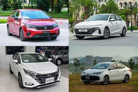Toyota Vios đạt doanh số 615 xe, dẫn đầu phân khúc sedan cỡ B