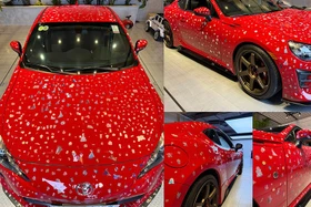 Cường Đô la được vợ và 2 con cưng "cá nhân hóa" cho xe Toyota 86 