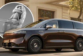 Luxeed V9 của Huawei là mẫu xe đầu tiên có túi khí dạng mũ bảo hiểm