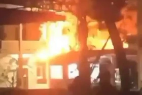 Cháy lớn tại nhà máy giày ở Hải Phòng rạng sáng mùng 1 Tết