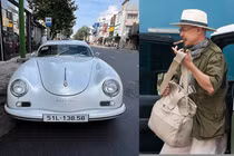 Đặng Lê Nguyên Vũ bất ngờ tậu xe cổ Porsche 356A Speedster siêu hiếm