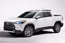 Toyota Corolla Cross phiên bản bán tải lộ diện trên đường thử