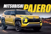 Mitsubishi Pajero 2027 lộ thiết kế, vuông vức như Land Cruiser