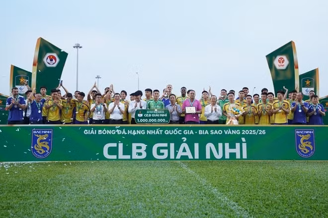 Bắc Ninh FC xứng đáng tham dự V-League 2026-2027